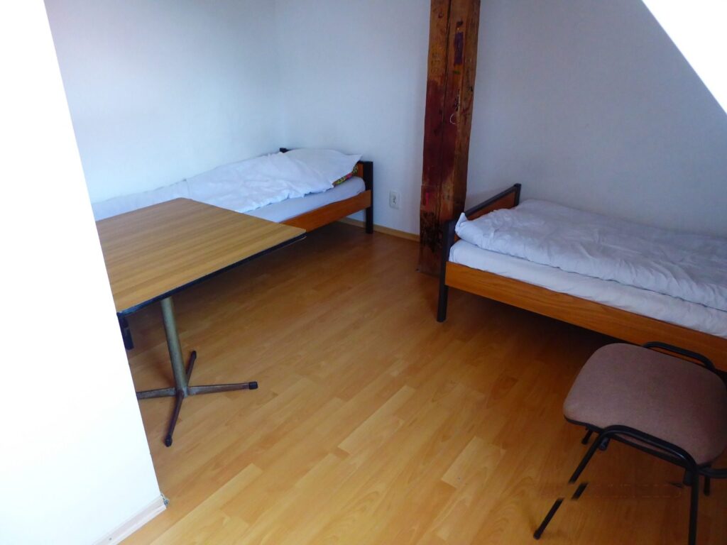 Pokój z dwoma łóżkami w Domu Wojciechowym